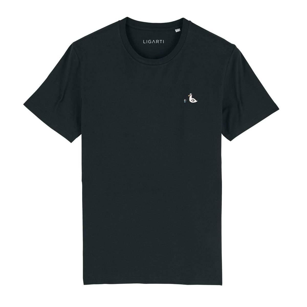 Embroidered T-shirt – Eend - Unisex