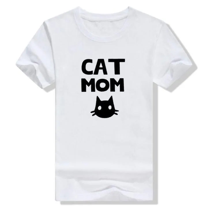Cat Mom T-Shirt - dames