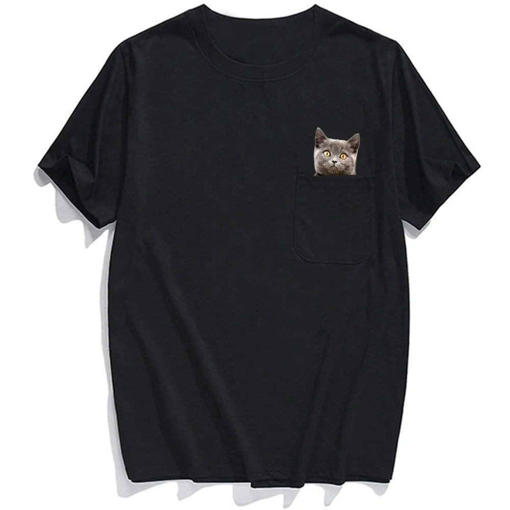 Cat t-shirt - middenvinger - dames/heren