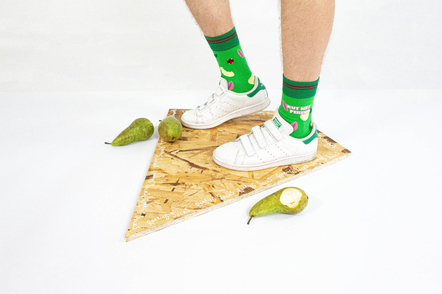 Kut met peren - Sokken - heren - 41-46 - Groen