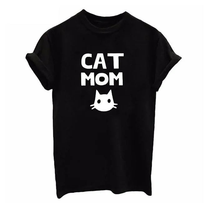 Cat Mom T-Shirt - dames