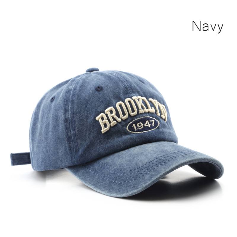 Retro Brooklyn pet - geborduurd - dames/heren - onesize