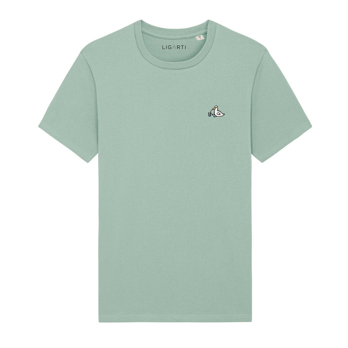 Embroidered T-shirt – Eend - Unisex