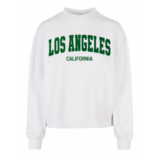 Los Angeles sweater - Unisex - wit/groen - LA