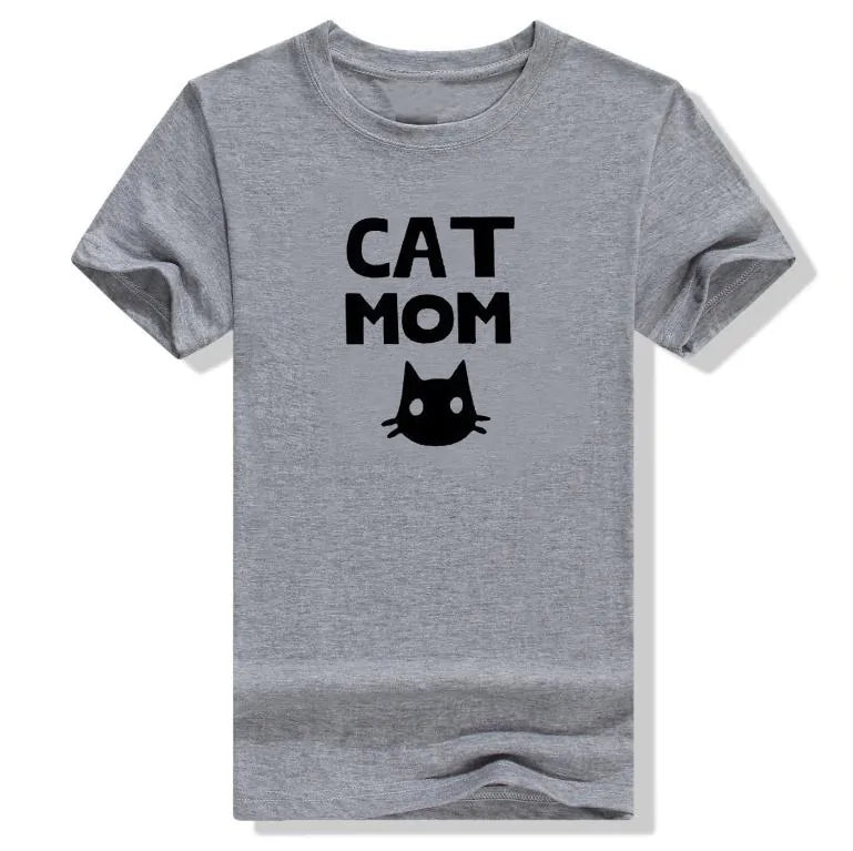 Cat Mom T-Shirt - dames