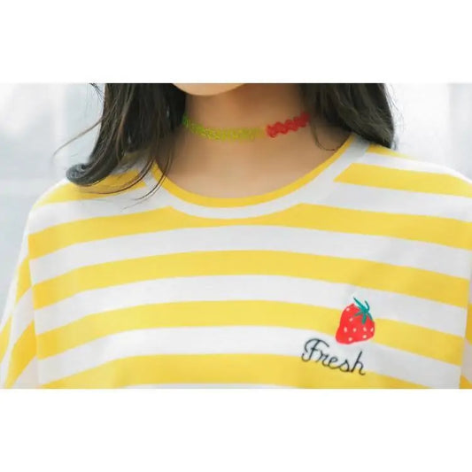 Aarbei t-shirt - dames