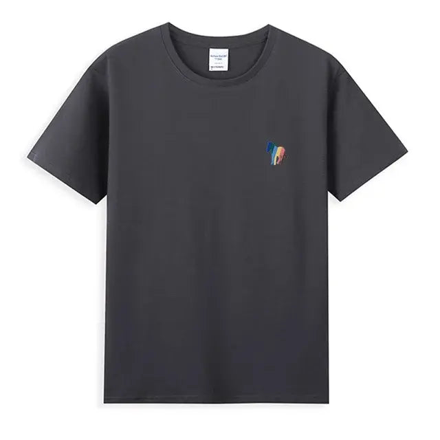 Zebra Borduurwerk T-Shirt 100% Katoenen Basis - dames/heren