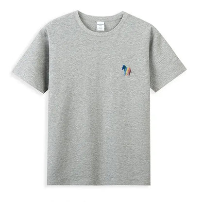 Zebra Borduurwerk T-Shirt 100% Katoenen Basis - dames/heren