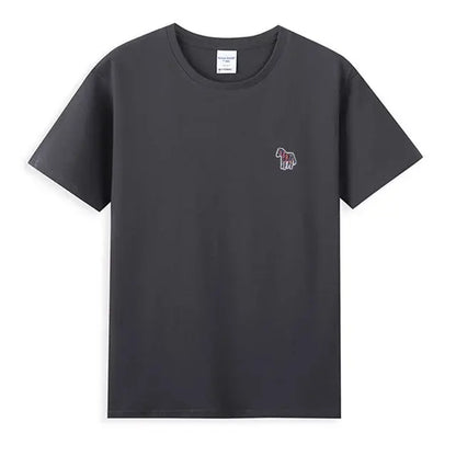 Zebra Borduurwerk T-Shirt 100% Katoenen Basis - dames/heren