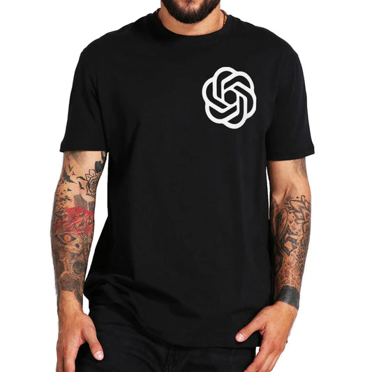 ChatGPT Plain T-Shirt - logo - dames/heren