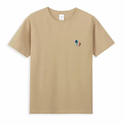 Zebra Borduurwerk T-Shirt 100% Katoenen Basis - dames/heren