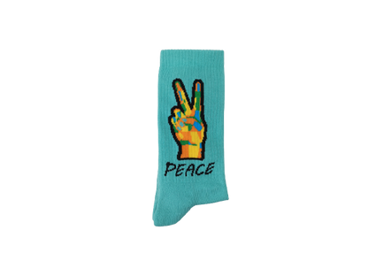 Peace - Sportsokken - dames/heren - 36-46 - Groen