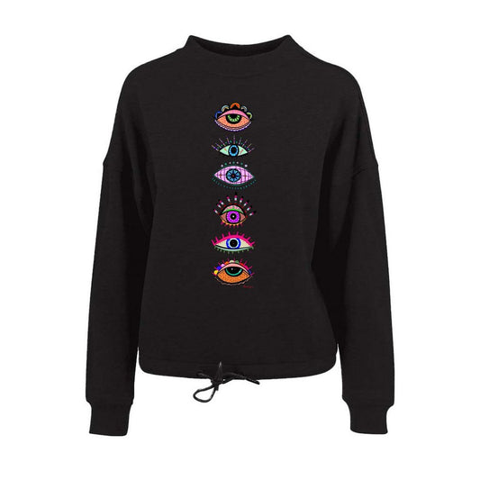 Ogen sweater - unisex - zwart