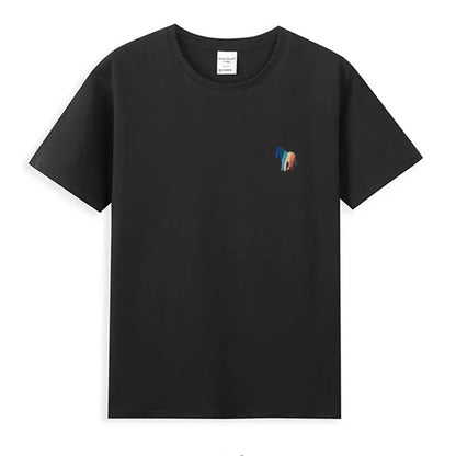 Zebra Borduurwerk T-Shirt 100% Katoenen Basis - dames/heren