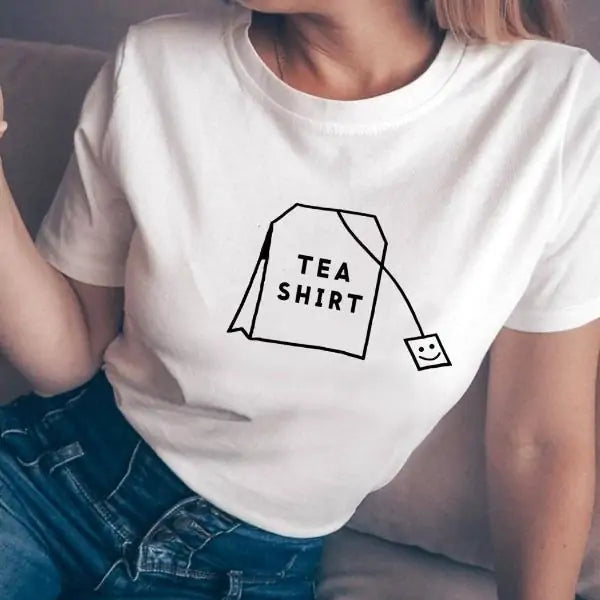 Tea Shirt t-shirt - dames - wit