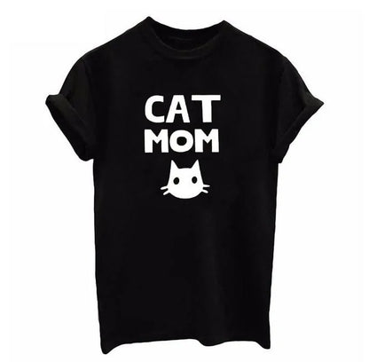Cat Mom T-Shirt - dames