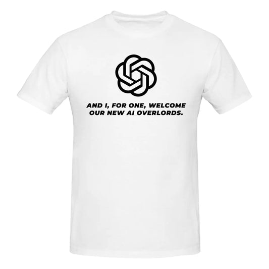ChatGPT AI T-Shirt - dames/heren - wit